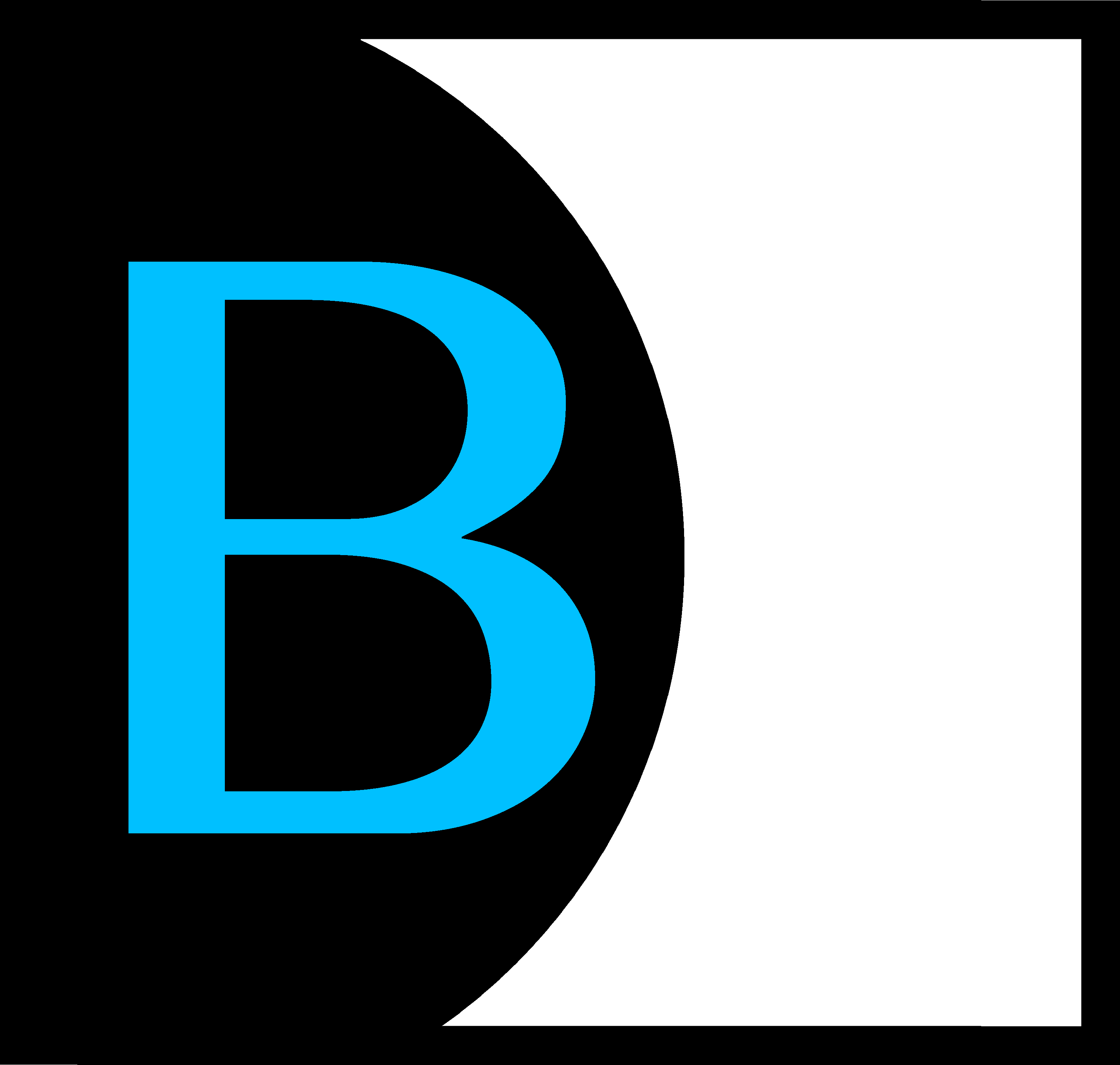 BLEU Real Estate Logo - Black Favicon